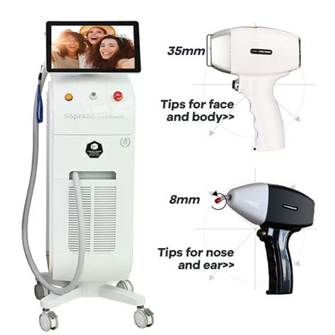 Beauty Salon Use Leg Armpit Facial Bikini Diode Laser Hair Removal Machine Ice Platinum And