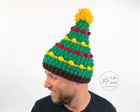 Ravelry Christmas Tree Hat Pattern By Jo Edwards