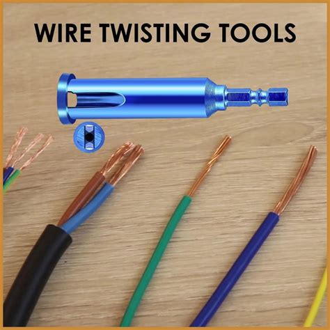 universal wire twisting tool wire connector driver wire nut tool wire