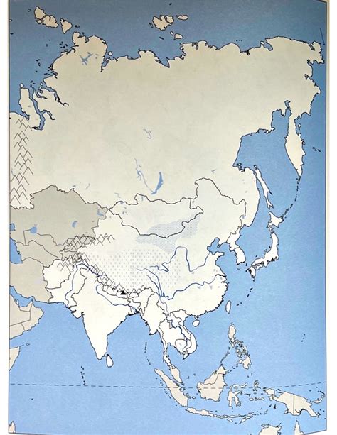 South And East Asia Physical Map Diagram Quizlet