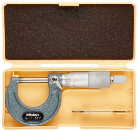 Mitutoyo Outside Micrometer Baked Enamel Finish Ratchet Stop