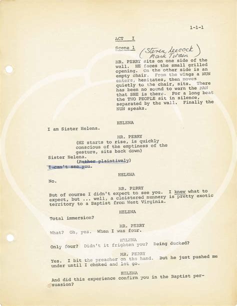 The Prime Of Miss Jean Brodie Script