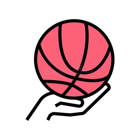 Botones Cuadrados De Color De Baloncesto Ilustración del Vector