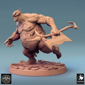Executioner Naked DND TTRPG Premium Quality ECO Resin By Rescale