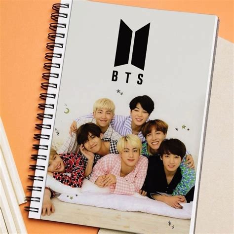 Adesivo para capa de caderno Bts | Shopee Brasil