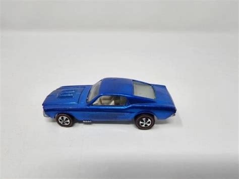 Hot Wheels Redline Custom Mustang Bone Line Excellent Condition