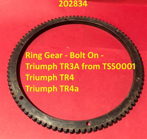 Flywheel Ring Gear Bolt On Triumph Tr3a From Ts50001 Tr4a 202834