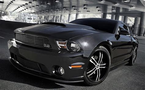 Grey Dub Ford Shelby Mustang Gt Coupe Car Ford Mustang Hd