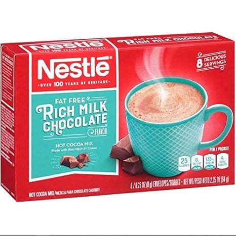 Amazon Nestle Hot Cocoa Mix Fat Free Count Envelopes Pack Of Grocery Gourmet Food