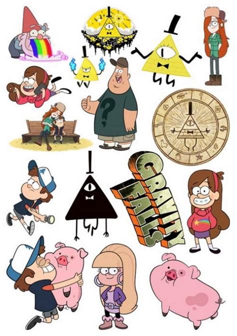 Gravity Falls что это Как нарисовать персонажей из Гравити Фолз