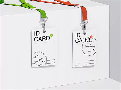 Id Card Mockups Free Mockup