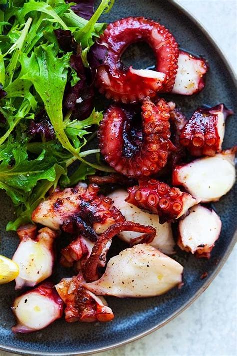 Grilled Octopus - Spanish Grilled Octopus Recipe - Rasa Malaysia ...