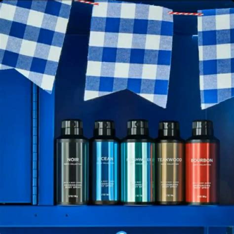 Jual BBW MEN S DEODORIZING DEODORANT DEO BODY SPRAY G Teakwood Marble Graphite Atlantic