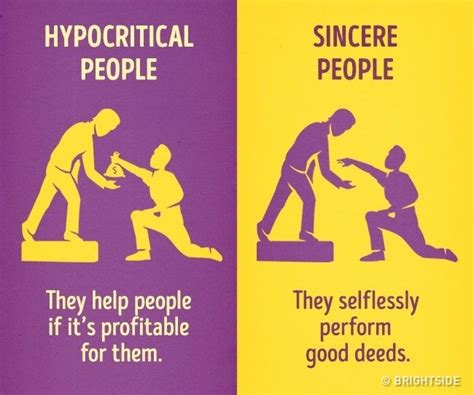 8 Signs That Can Help You Distinguish A Sincere Person From A Hypocrite