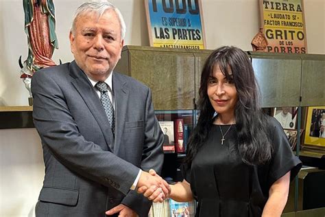 Reunión con la Secretaria de la Pontificia Comisión para América Latina PCAL Sra Emilce Cuda