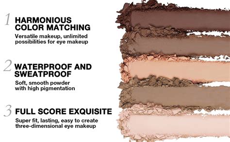 Amazon JUAAZIN Colors Matte Eyeshadow Makeup Palette Natural Classic Nude Eyeshadow