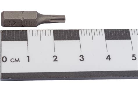 Вставка 5-гранная TORX с отверстием (TS15Hх25 мм; 1/4") JTC 1192515 ...