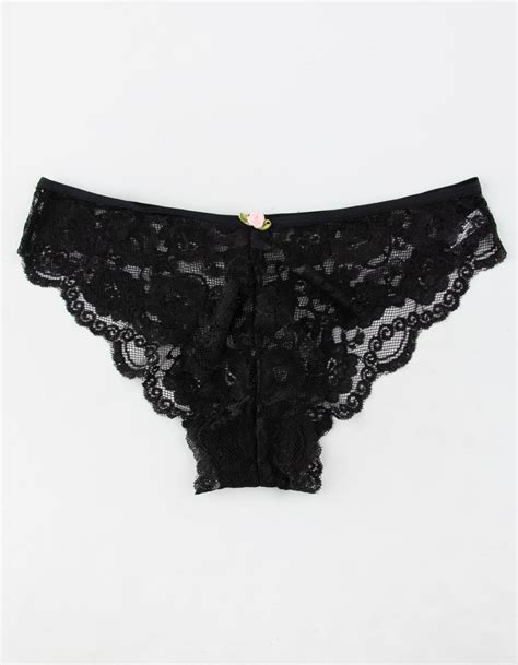 FULL TILT Lacey Black Bikini Panties BLACK Tillys
