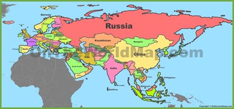 eurasia map countries  eurasia maps  eurasia