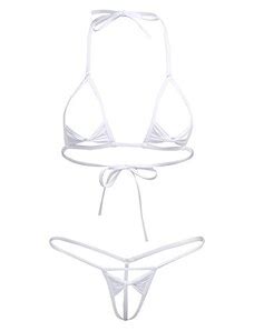 Iefiel Sexy Hot Mini Micro Bikini Trasparente Da Donna G String Perizoma Costume Da Bagno