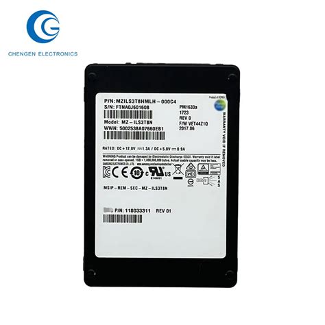 Pm1633a 3.84t Sas Ssd Server Series Solid State Drives Internal Hard ...