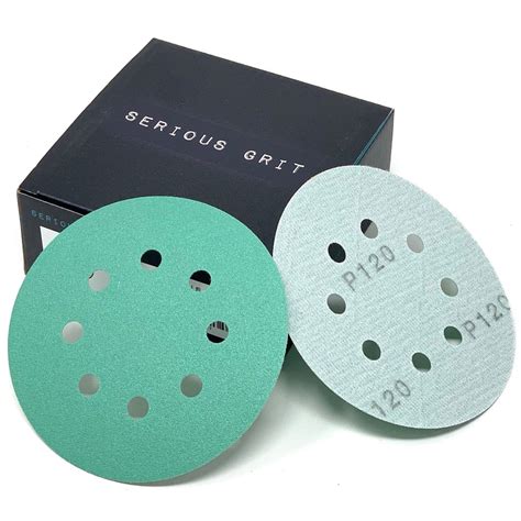 120 Grit Sanding Discs - Serious Grit Sandpaper – SERIOUS GRIT