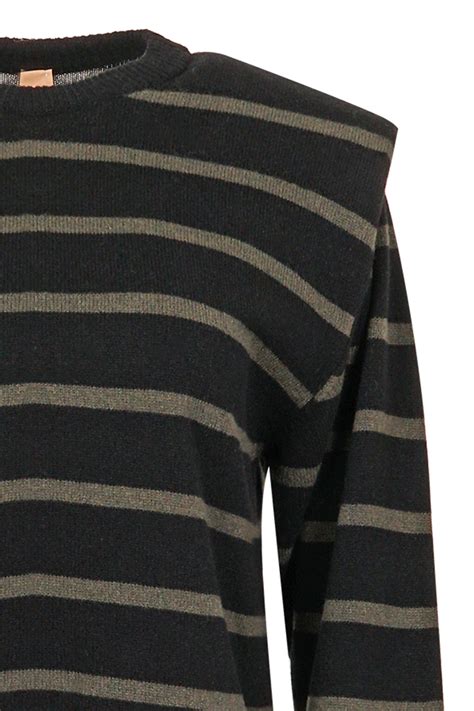 Джемпер женский NUDE цвет Черно белый состав шерсть кашемир Артикул