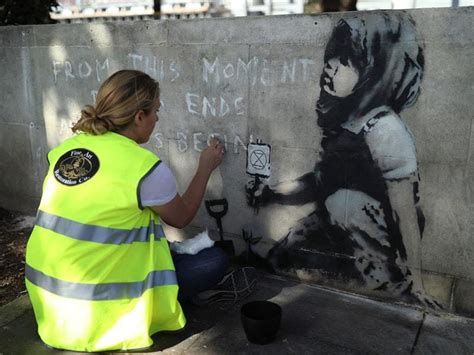 Banksys Climate Protest Mural Preserved By London Council Shropshire