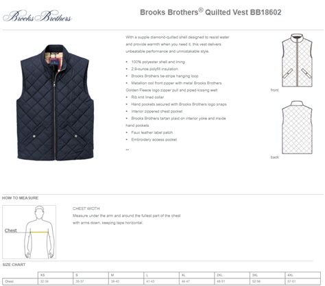 Kfc Brooks Brothers Quilted Vest Kfc Bb