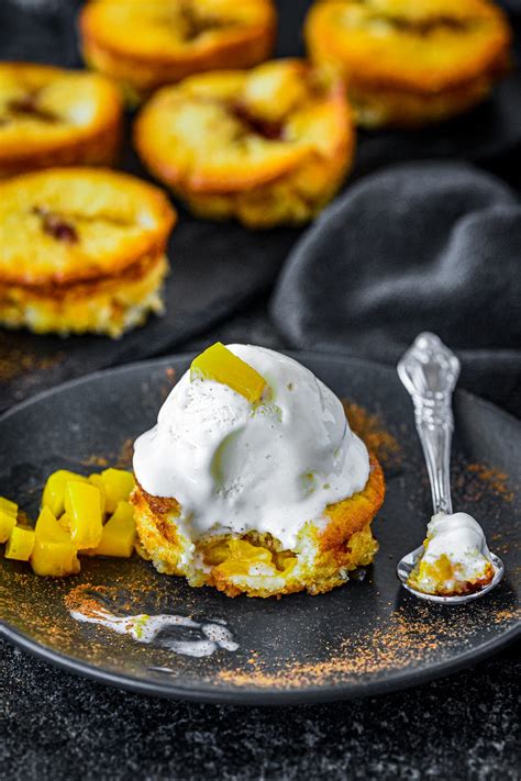 Mini Peach Cobbler Recipe Cheekykitchen