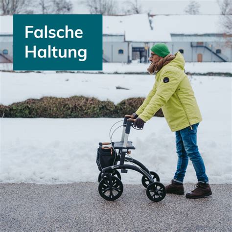 Bei Schnee Und Eisgl Tte Sicher Gehen Mit Rollator Saljol