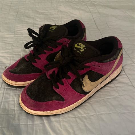 Nike Sb Dunk Low Pro Acg Terra Red Plum Skated Depop