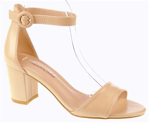 Sandały na słupku nude w Obuwie Stylowe buty na Allegro pl