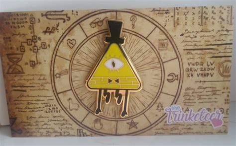 Gravity Falls Bill Cipher 1 Enamel Pin Etsy