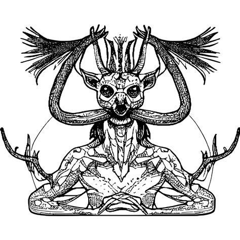 Desert Wendigo Graphic · Creative Fabrica