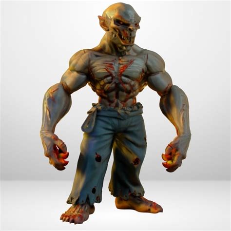 Hot Goblin 無防備グールC ミニチュア ホットゴブリン 怪物フィギュア