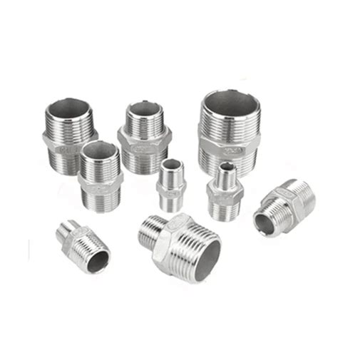 DN8-DN10-DN15-DN20-DN25-DN32-DN40-Male-Thread-Hex-Nipple-Union-304 ...