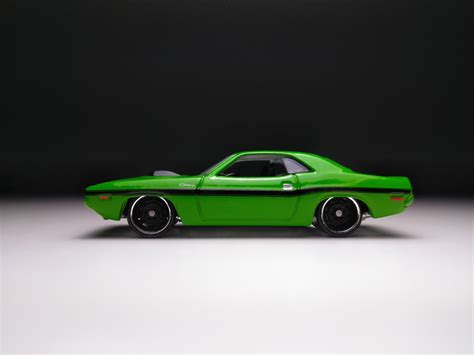 70 DODGE CHALLENGER HEMI Green Hot Wheels Custom Plastic Etsy