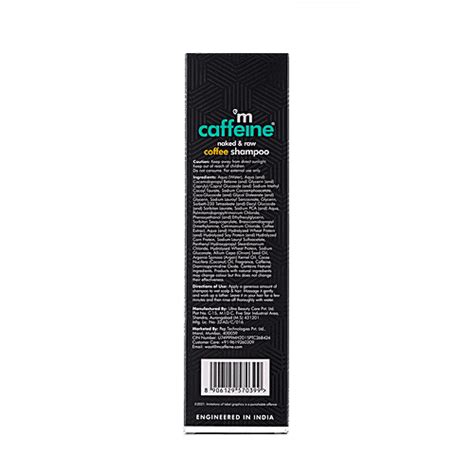 Buy MCaffeine Naked Raw Coffee Shampoo Hair Fall Control With