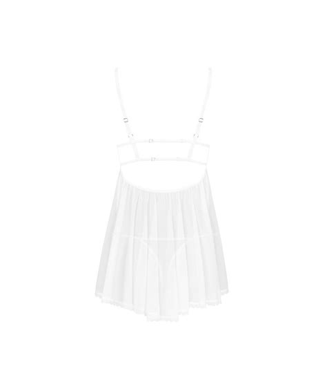 Nuisette Divine Blanche Lingerie Sexy Et Sensuelle