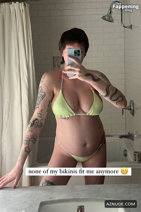 Ireland Baldwin Looks Hot In Bikinis During Her Pregnancy AZNude