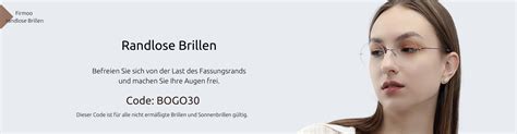 Randlose Brillen mit Sehstärke online bestellen | Firmoo.de