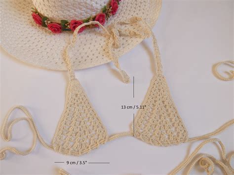 Extreme Sexy Woman Crochet Bikini Etsy