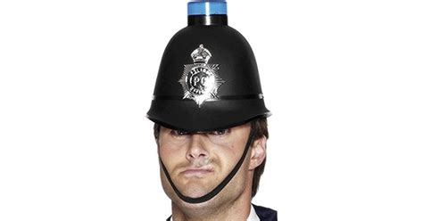 Smiffys Police Helmet With Flashing Siren Light • Price