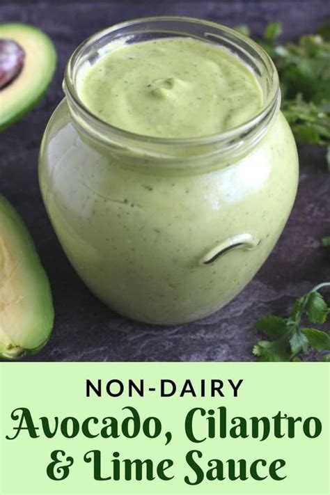 Creamy Avocado Cilantro Lime Sauce Artofit