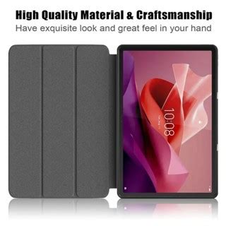 For Lenovo Tab P Case Inch Tri Folding Stand Magnetic Smart