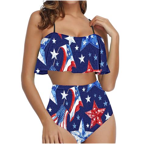 Awdenio Two Piece Swimsuit For Women High Waisted Bikini Sets Plus Size Two Piece Bathing Suits