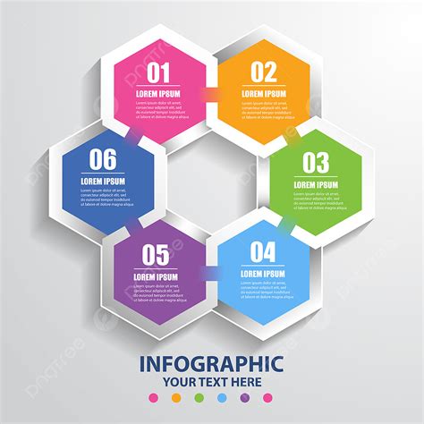 Plantilla De Infografia Diagrama Hexagonal PNG Dibujos Hexagonal