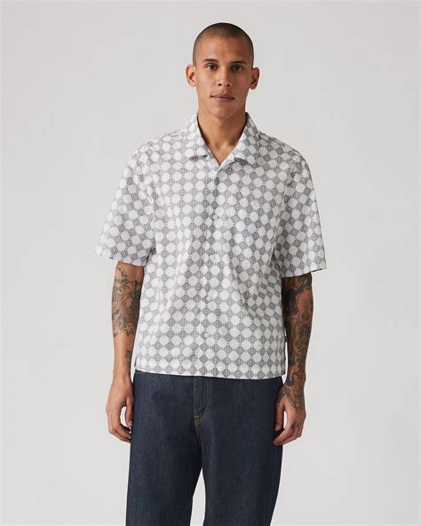 short sleeve townes boxy shirt black levis