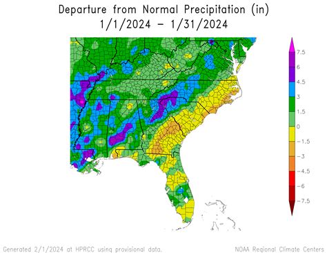 January 2024 was split between climate conditions | Climate and